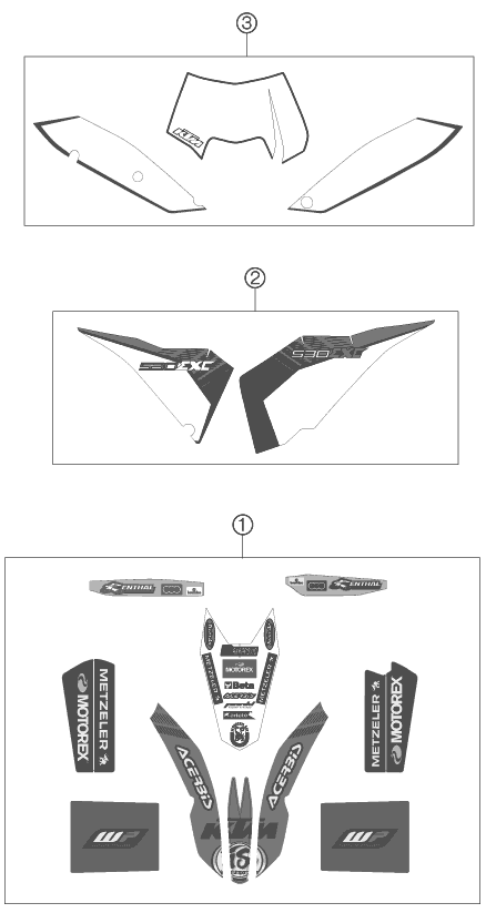 Explosionsgrafik DEKOR