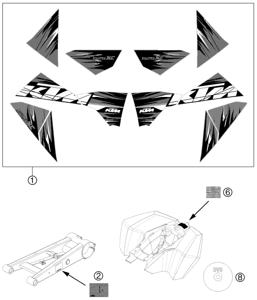 Explosionsgrafik DEKOR