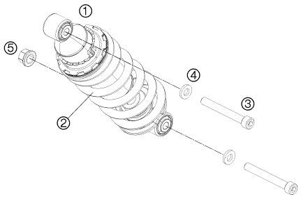 Explosionsgrafik FEDERBEIN