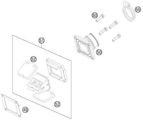 Explosionsgrafik MEMBRANGEHÄUSE