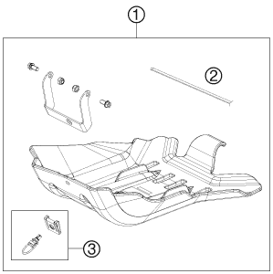 Explosionsgrafik MOTORSCHUTZ