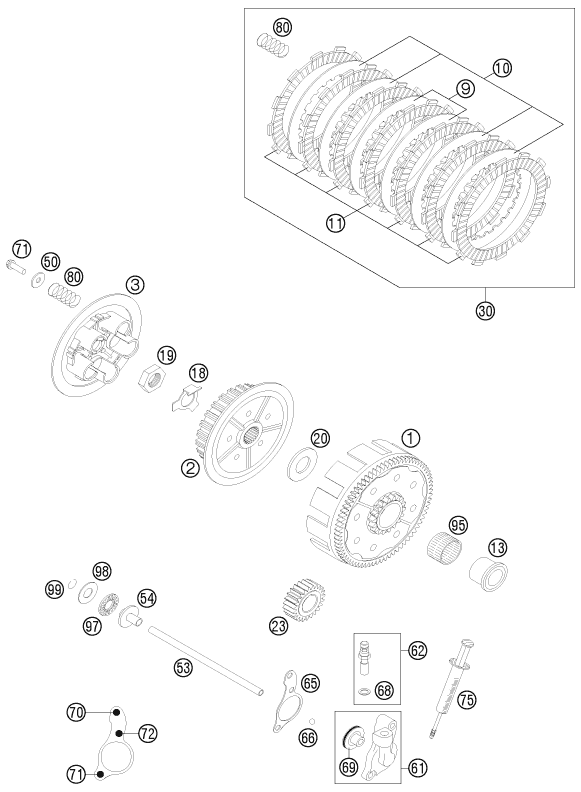 Explosionsgrafik KUPPLUNG