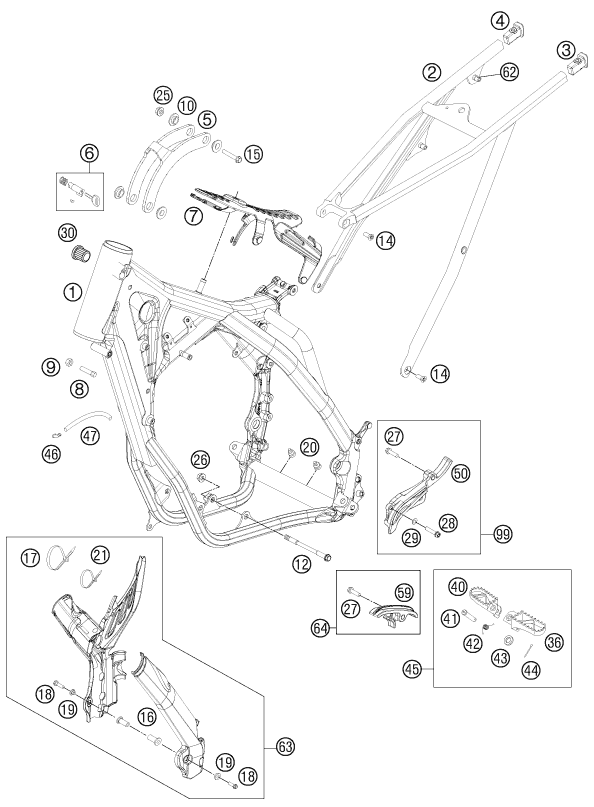 Explosionsgrafik RAHMEN
