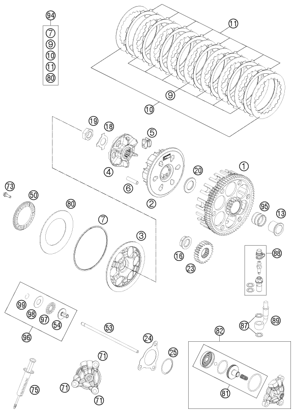 Explosionsgrafik KUPPLUNG