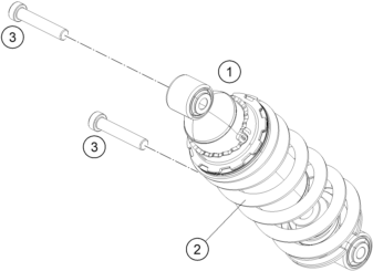 Explosionsgrafik FEDERBEIN