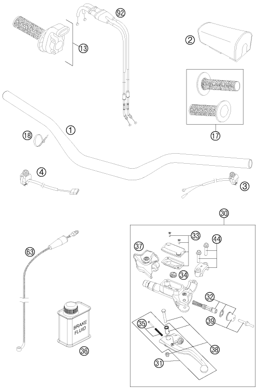Explosionsgrafik LENKER, ARMATUREN