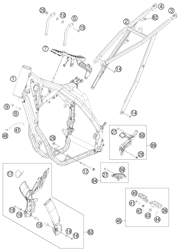Explosionsgrafik RAHMEN