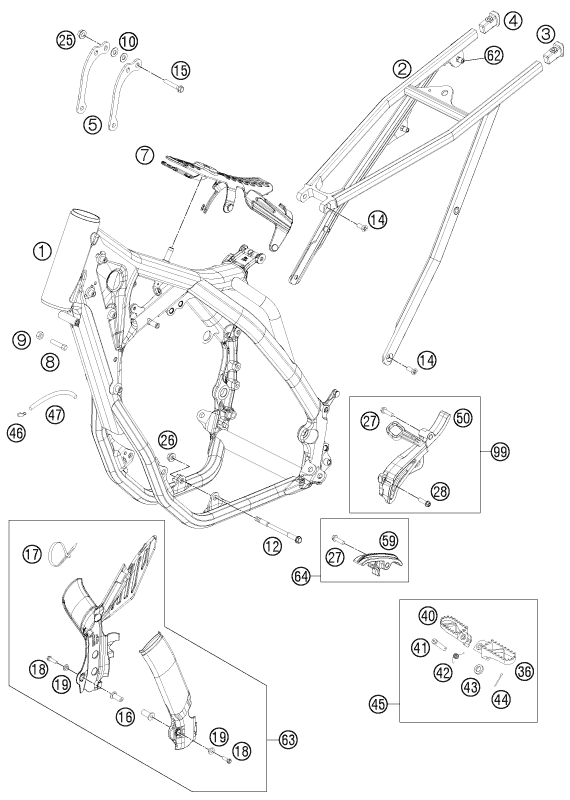 Explosionsgrafik RAHMEN