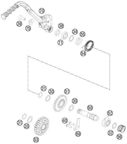 Explosionsgrafik KICKSTARTER