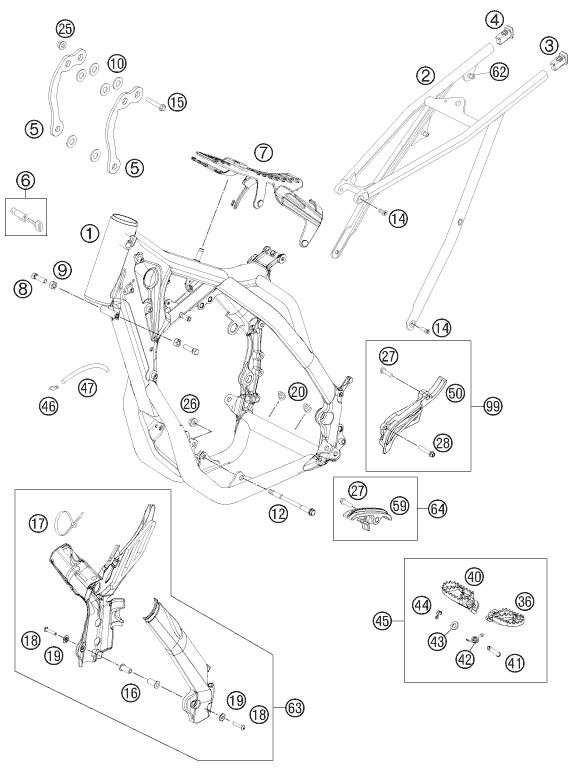 Explosionsgrafik RAHMEN