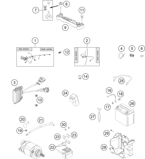 Explosionsgrafik KABELSTRANG