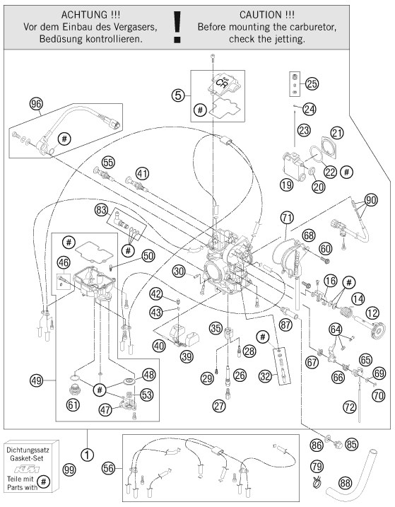 Explosionsgrafik VERGASER
