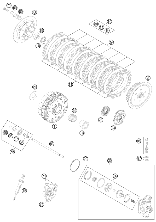 Explosionsgrafik KUPPLUNG