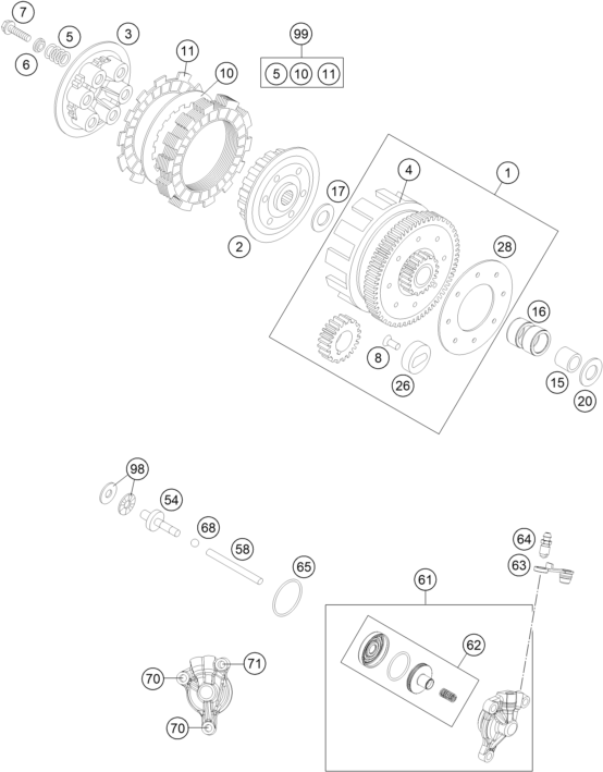 Explosionsgrafik KUPPLUNG
