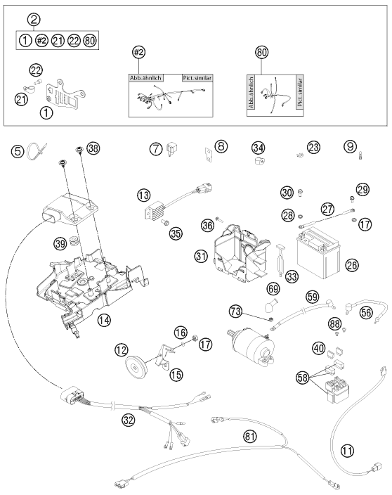 Explosionsgrafik KABELSTRANG