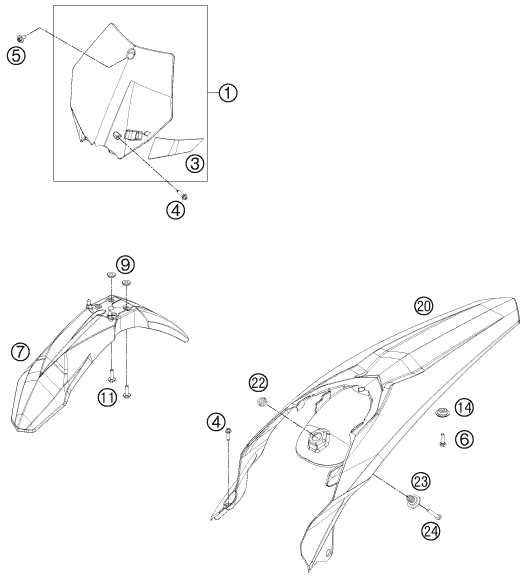 Explosionsgrafik MASKE, KOTFLÜGEL