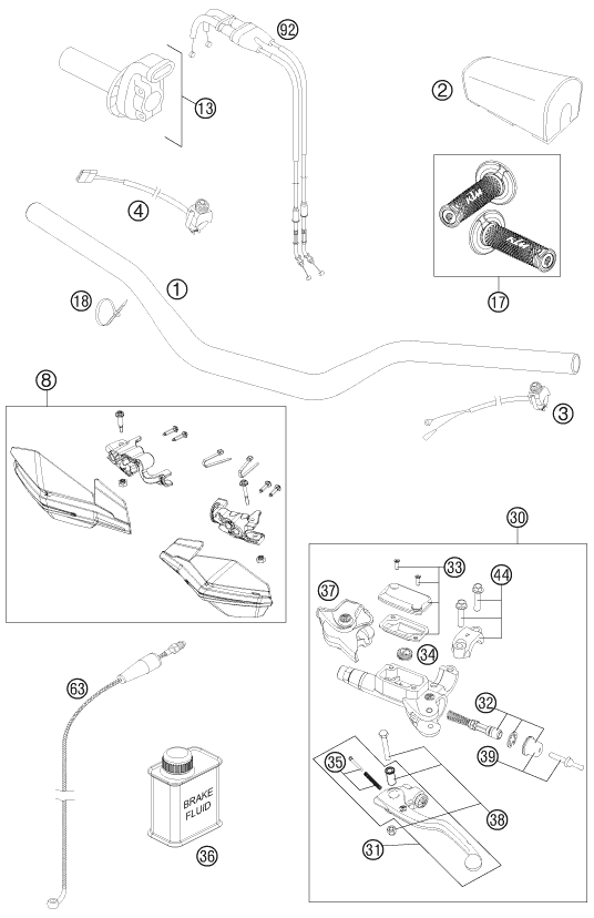 Explosionsgrafik LENKER, ARMATUREN