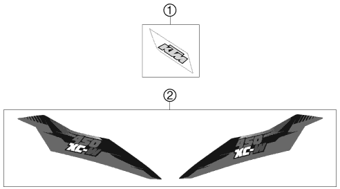 Explosionsgrafik DEKOR