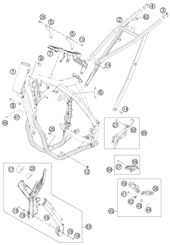 Explosionsgrafik RAHMEN