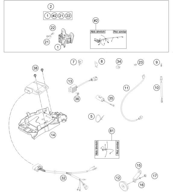 Explosionsgrafik KABELSTRANG