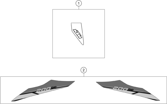 Explosionsgrafik DEKOR
