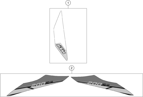 Explosionsgrafik DEKOR