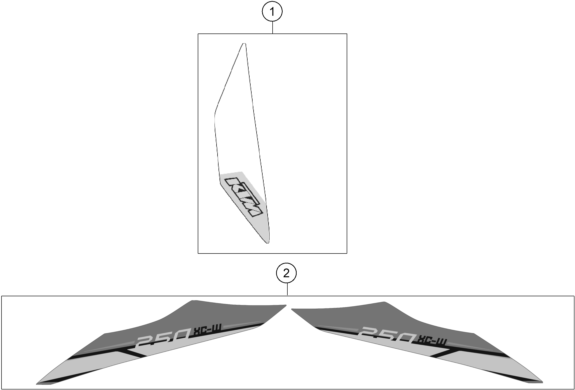 Explosionsgrafik DEKOR