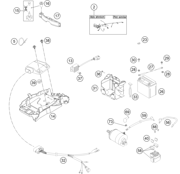 Explosionsgrafik KABELSTRANG