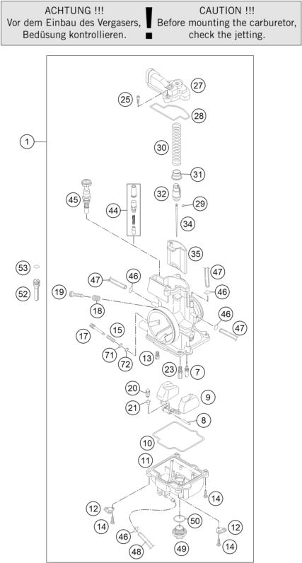 Explosionsgrafik VERGASER