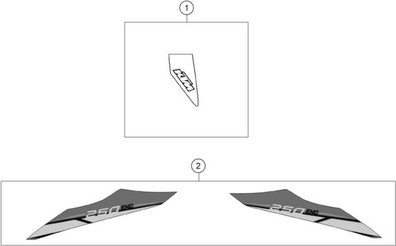 Explosionsgrafik DEKOR