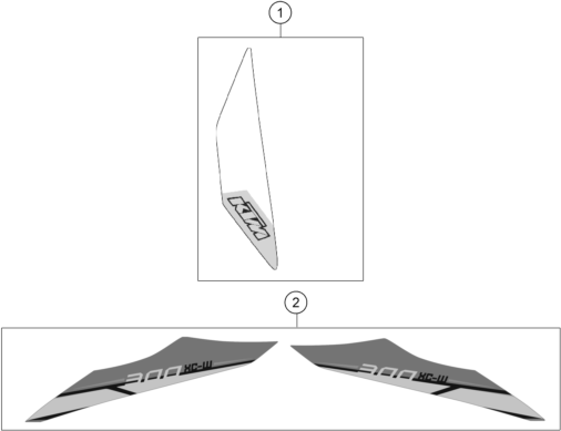 Explosionsgrafik DEKOR