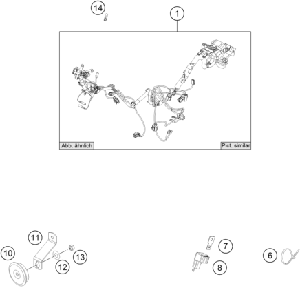 Explosionsgrafik KABELSTRANG