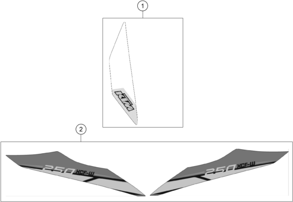 Explosionsgrafik DEKOR