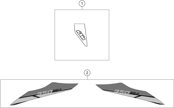 Explosionsgrafik DEKOR