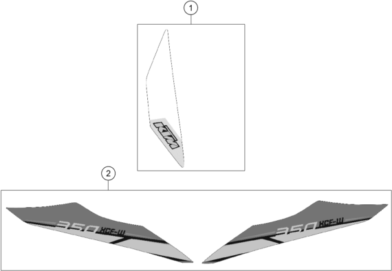 Explosionsgrafik DEKOR