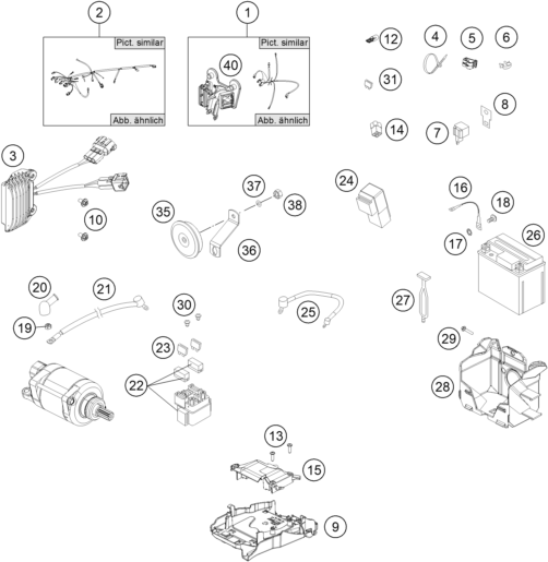 Explosionsgrafik KABELSTRANG