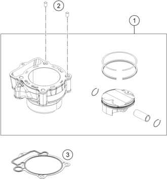 Explosionsgrafik ZYLINDER