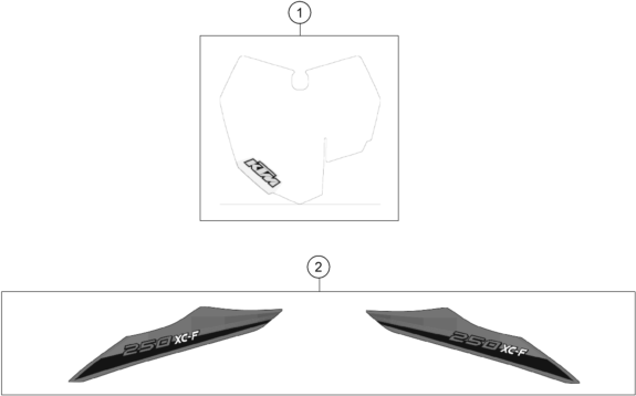 Explosionsgrafik DEKOR