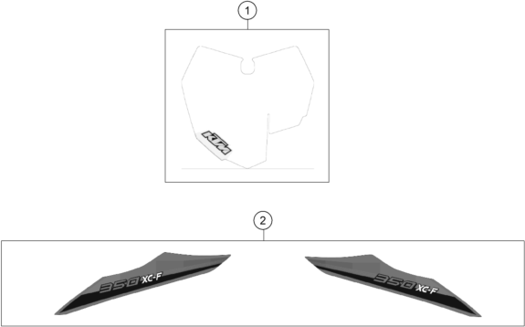 Explosionsgrafik DEKOR