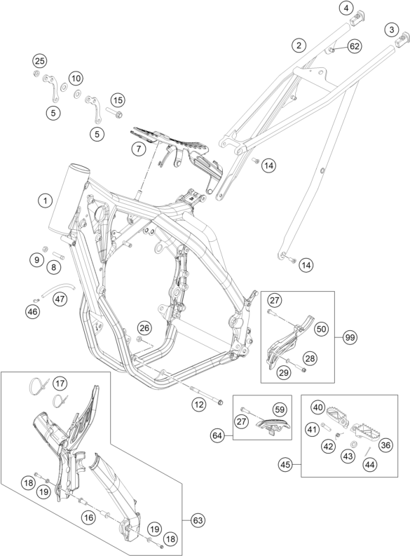 Explosionsgrafik RAHMEN