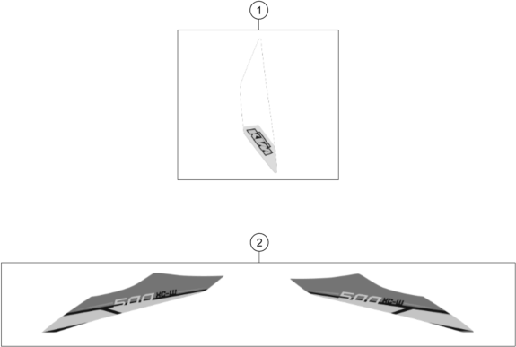 Explosionsgrafik DEKOR