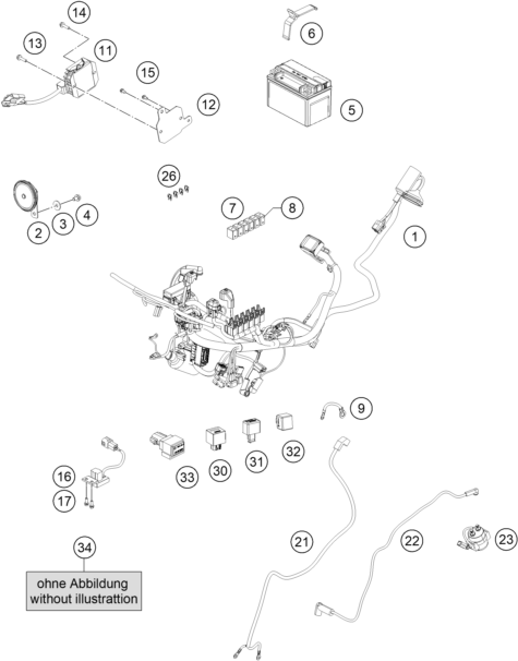 Explosionsgrafik KABELSTRANG
