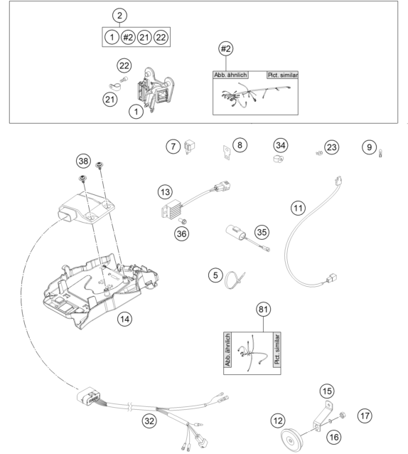 Explosionsgrafik KABELSTRANG