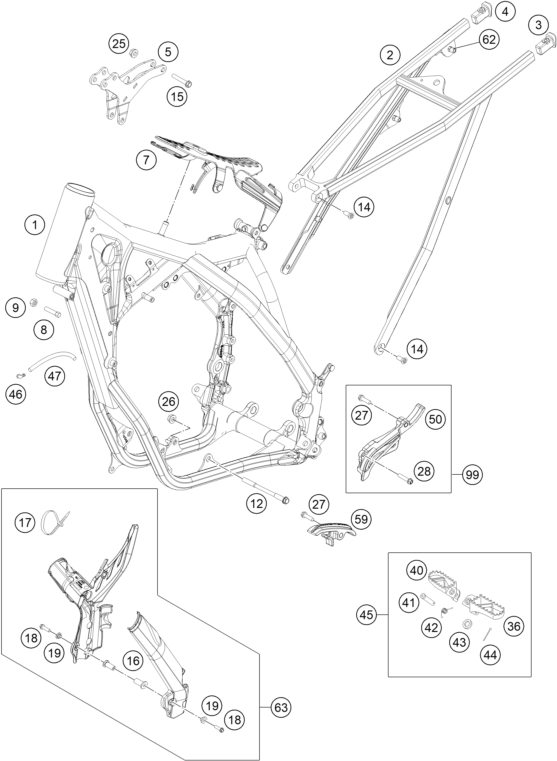 Explosionsgrafik RAHMEN