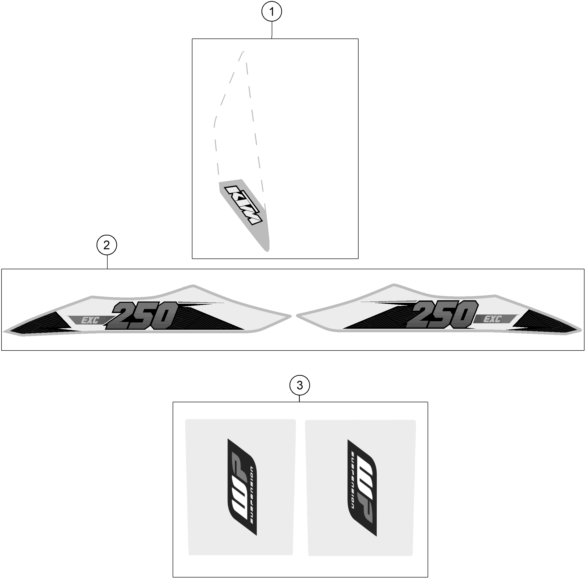 Explosionsgrafik DEKOR