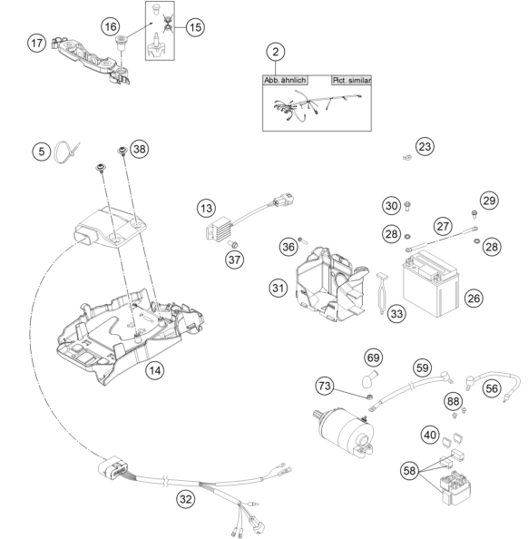 Explosionsgrafik KABELSTRANG