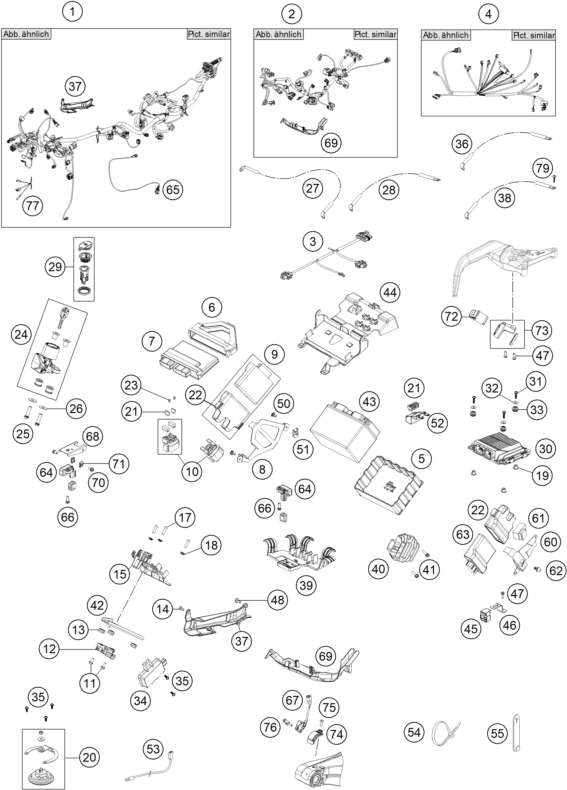 Explosionsgrafik KABELSTRANG