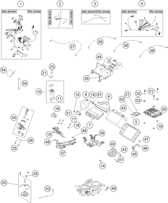 Explosionsgrafik KABELSTRANG