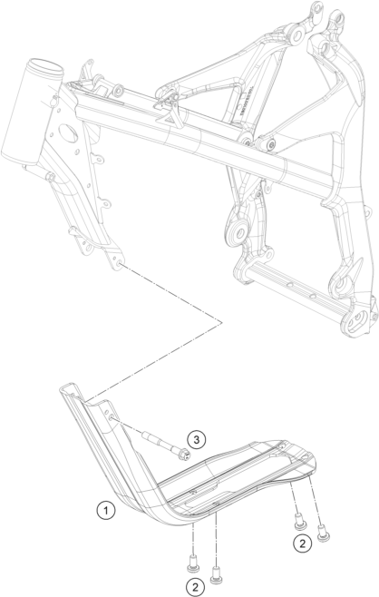 Explosionsgrafik MOTORSCHUTZ