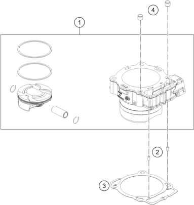 Explosionsgrafik ZYLINDER